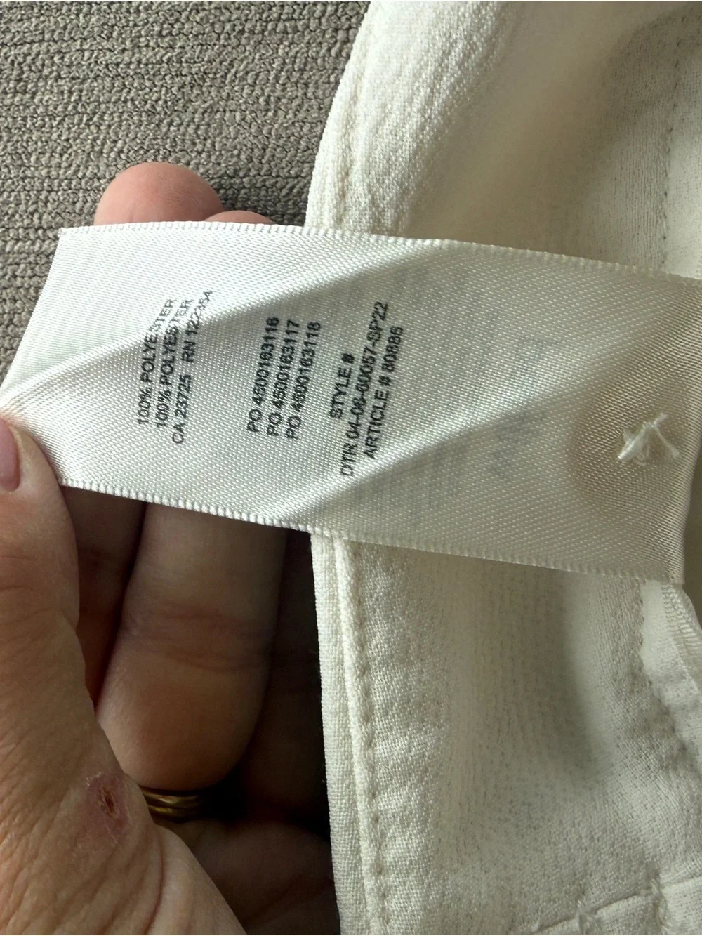 Aritzia Wilfred Alanya Pants - size 4 Light Birch